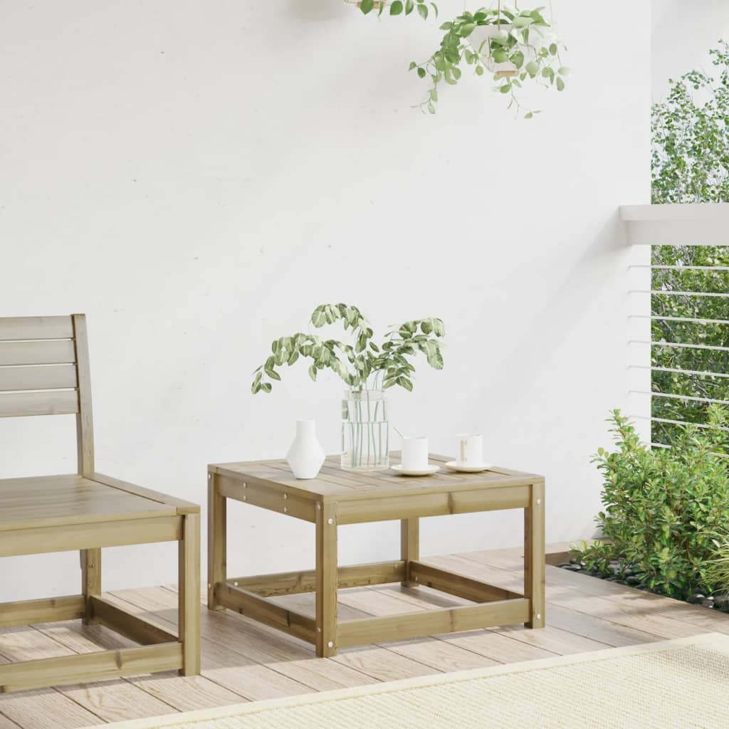 Garden Footstool | Natural Pine | Treated Pine Wood | 63.5 cm | Modular