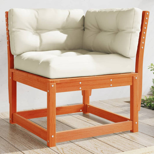 Garden Sofa | Wax brown | Solid pine wood, Polyester | 73x73x78 cm