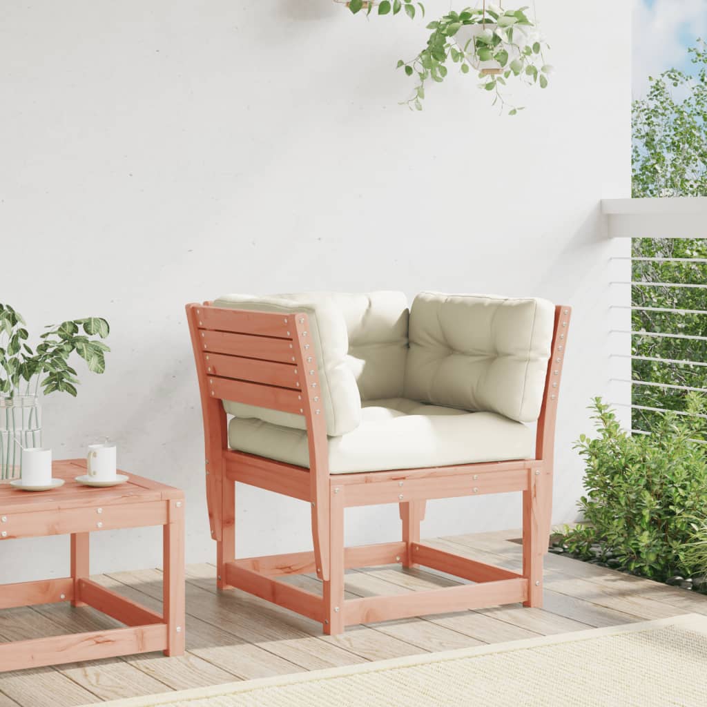 Garden Sofa | Cream white, Natural wood