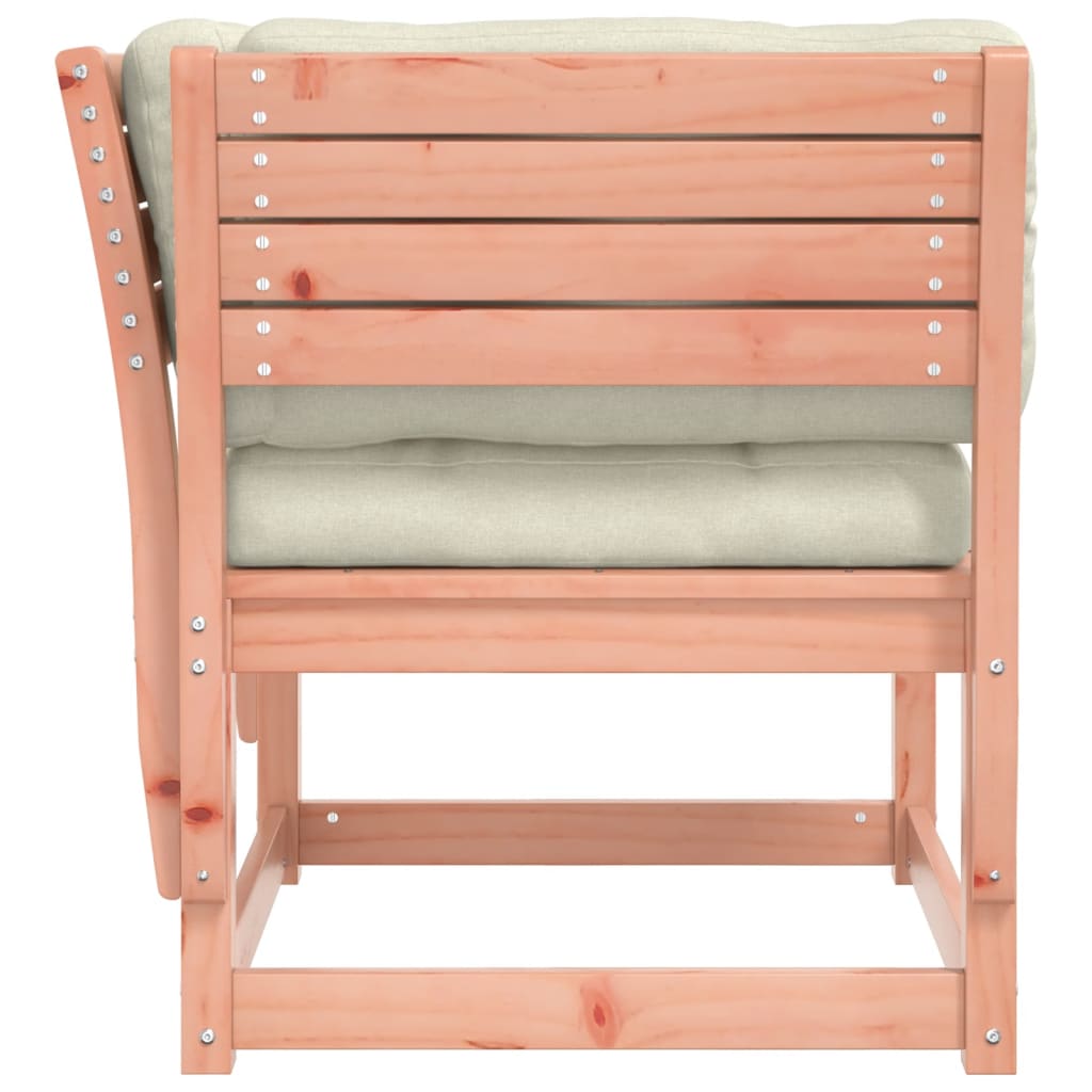 Garden Sofa | Cream white, Natural wood