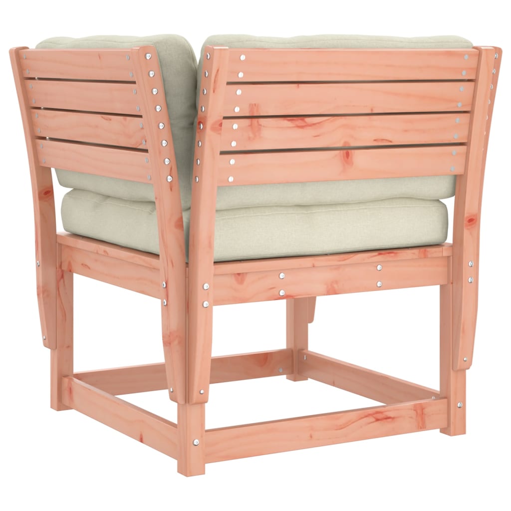 Garden Sofa | Cream white, Natural wood