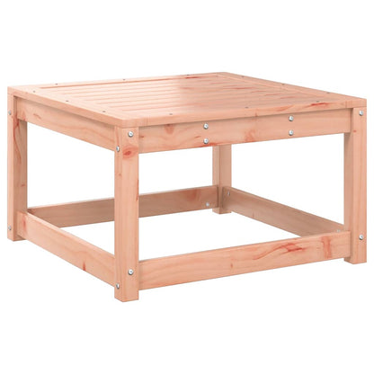 Garden Footstool with Cushions Solid Wood Douglas