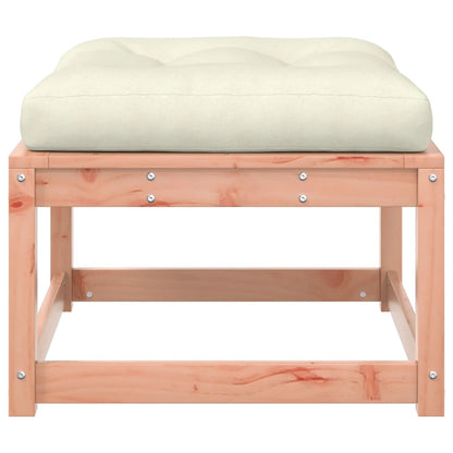 Garden Footstool | Cream white | Solid douglas wood | Medium | Modular