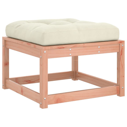 Garden Footstool | Cream white | Solid douglas wood | Medium | Modular