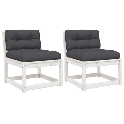 Garden Sofa | Set of 2 | White and Anthracite
