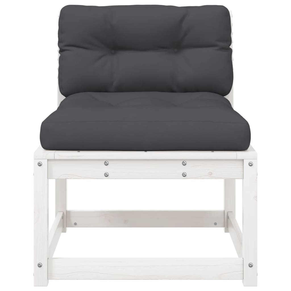 Garden Sofa | Set of 2 | White and Anthracite