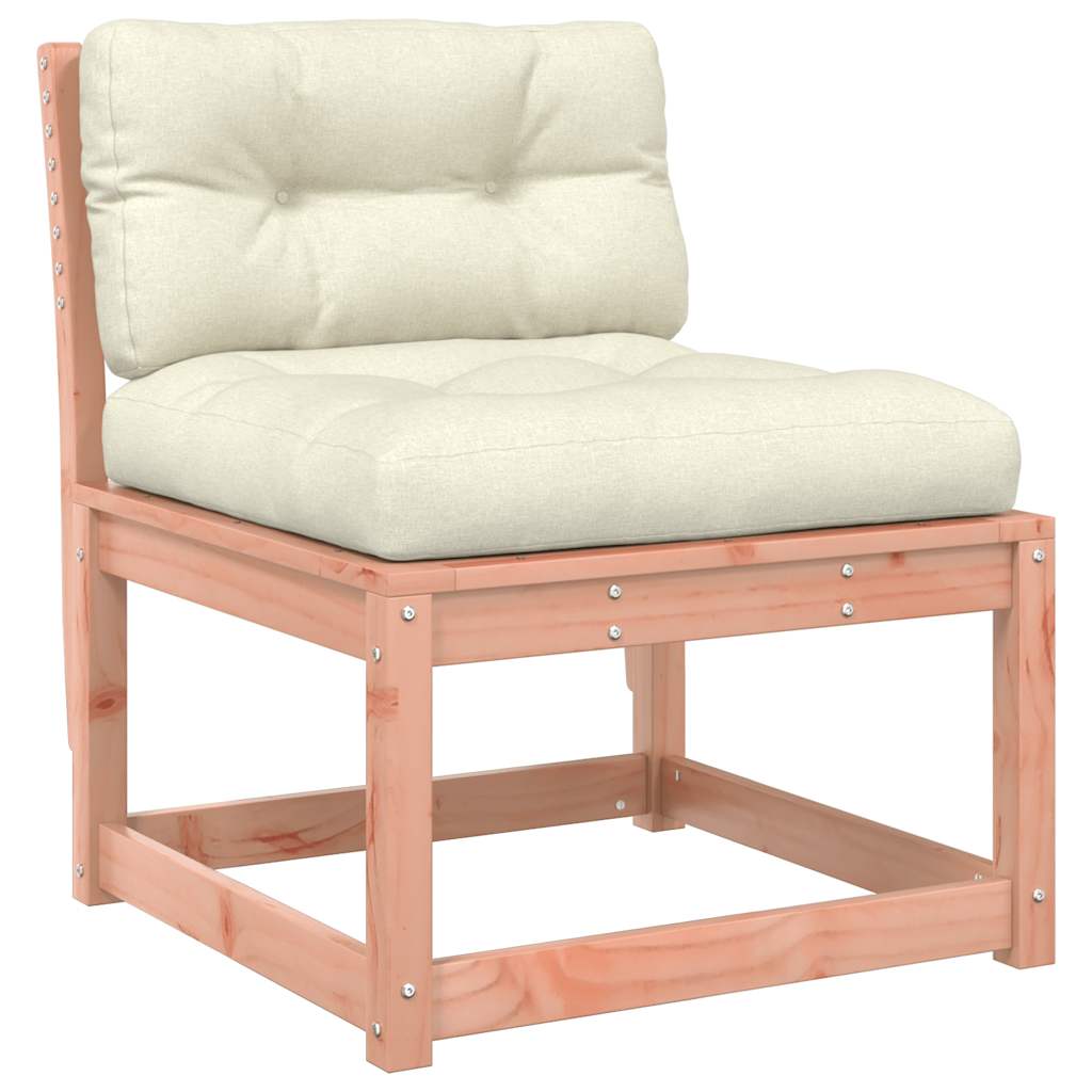 Garden Sofas with Cushions 2pcs Solid Wood Douglas