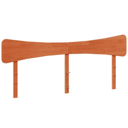 Headboard Wax Brown 200 cm Solid Wood Pine