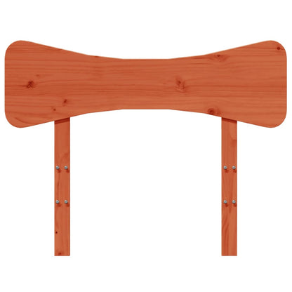 Headboard Wax Brown 90 cm Solid Wood Pine