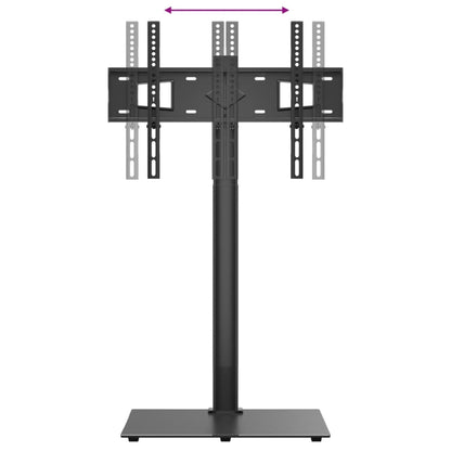 Corner TV Stand 1-Tier for 32-65 Inch Black