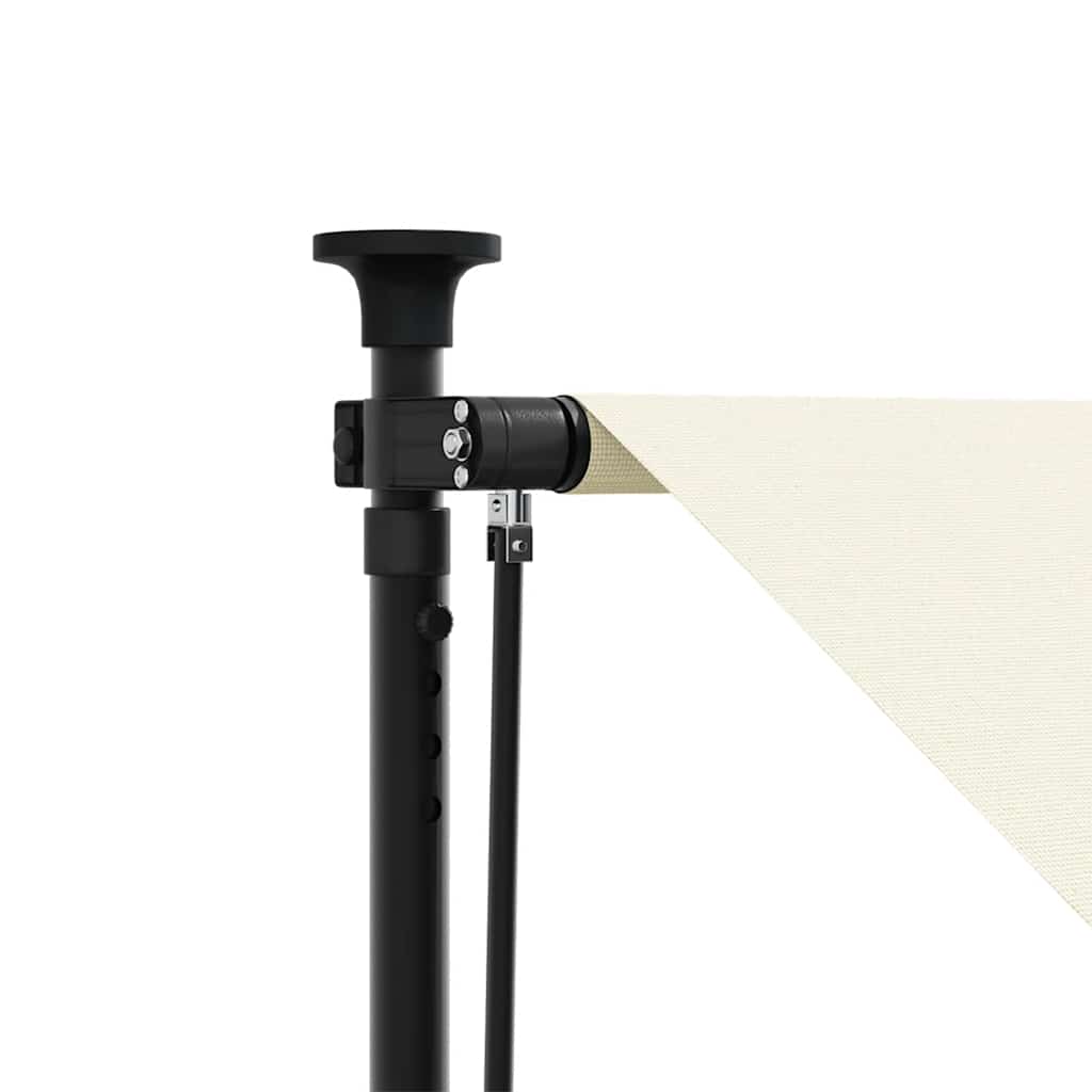 Retractable Awning Cream 300x150 cm Fabric and Steel