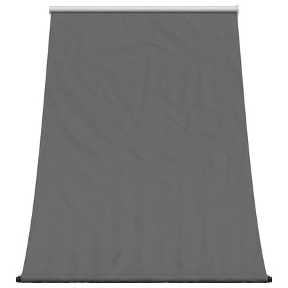 Retractable Awning Anthracite 100x150 cm Fabric and Steel