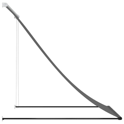 Retractable Awning Anthracite 100x150 cm Fabric and Steel