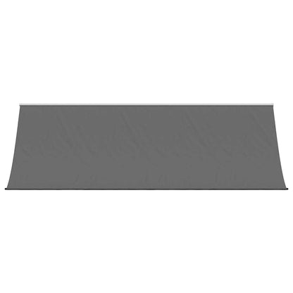 Retractable Awning Anthracite 400x150 cm Fabric and Steel