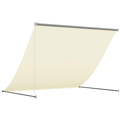 Retractable Awning Cream 250x150 cm Fabric and Steel