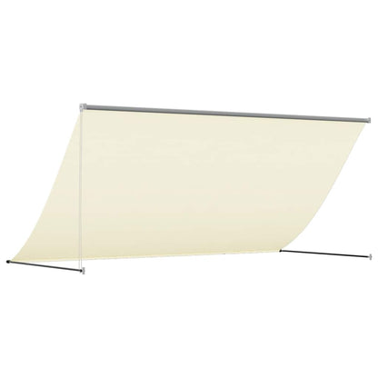 Retractable Awning Cream 300x150 cm Fabric and Steel