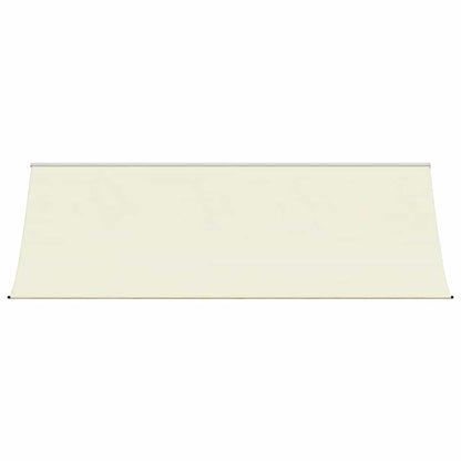 Retractable Awning Cream 350x150 cm Fabric and Steel