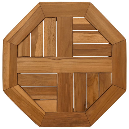 Table Top 40x40x2.5 cm Octagonal Solid Wood Teak