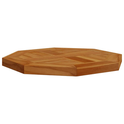 Table Top 40x40x2.5 cm Octagonal Solid Wood Teak