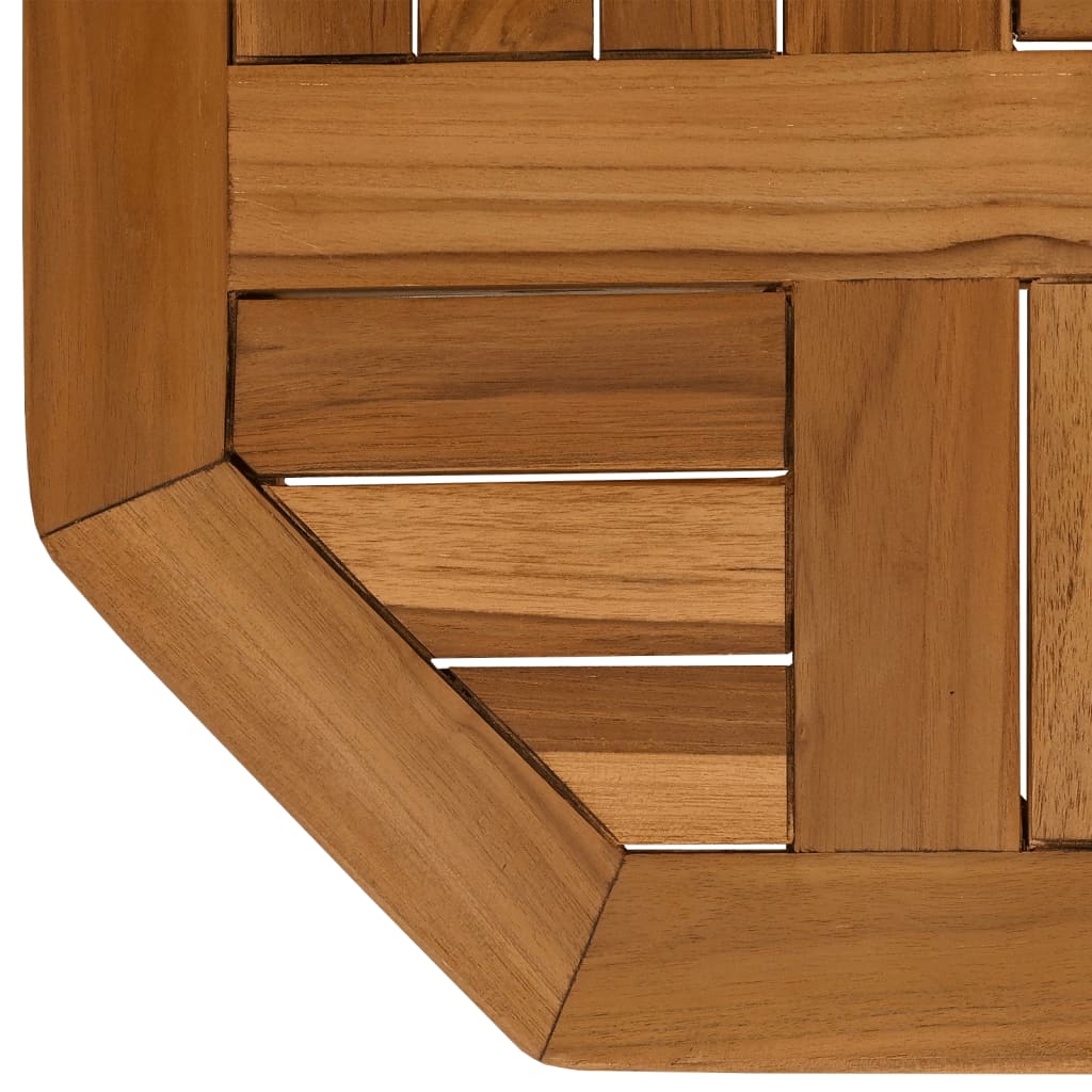 Table Top 40x40x2.5 cm Octagonal Solid Wood Teak