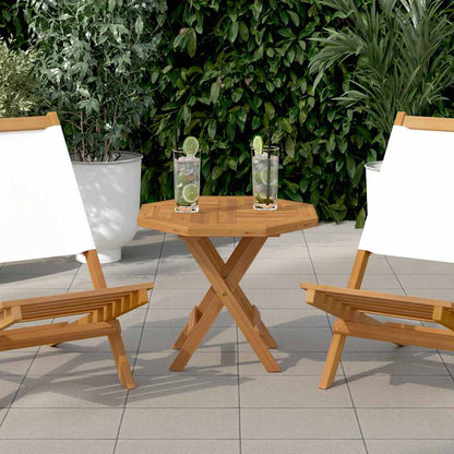 Table Top 50x50x2.5 cm Octagonal Solid Wood Teak