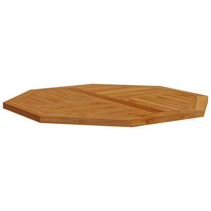 Table Top 90x90x2.5 cm Octagonal Solid Wood Teak