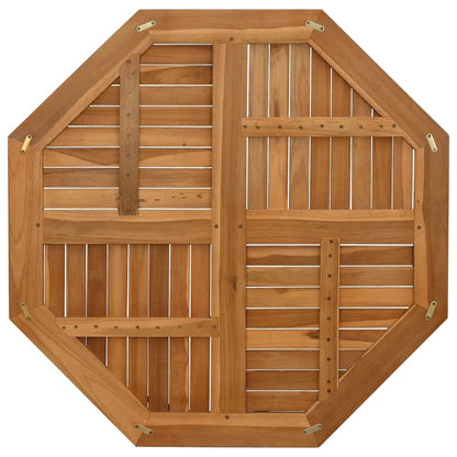 Table Top 90x90x2.5 cm Octagonal Solid Wood Teak