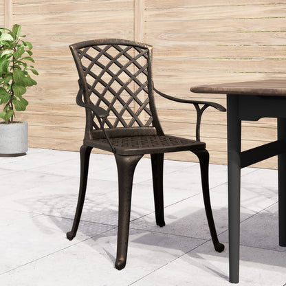 Garden Chair | Bronze | Cast Aluminium | Medium | Durable | Garden Chair