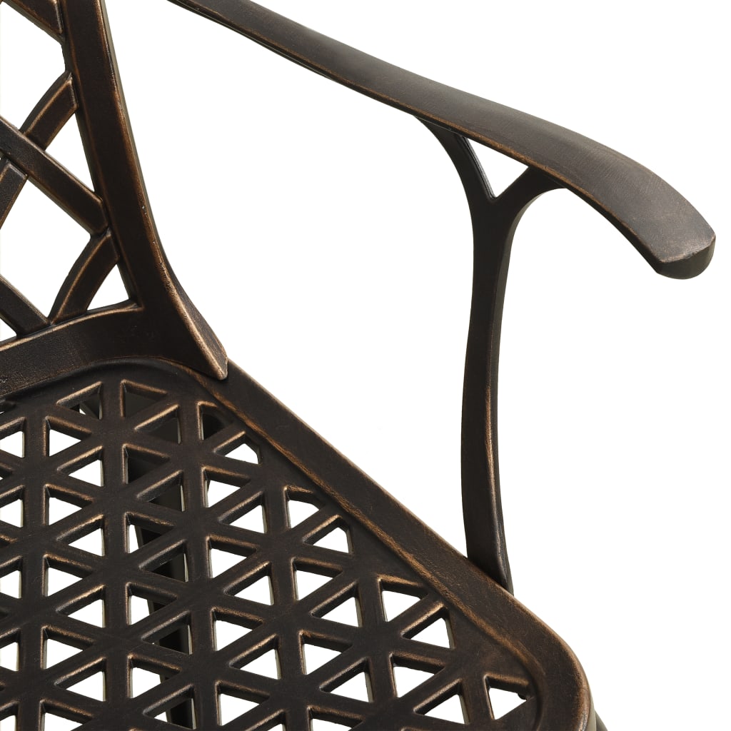Garden Chair | Bronze | Cast Aluminium | Medium | Durable | Garden Chair
