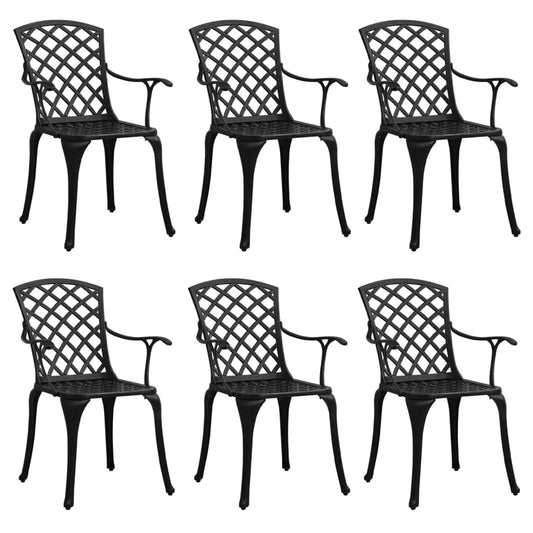 Garden Chair | Black | Cast aluminium | Medium | Durable | Garden Chair