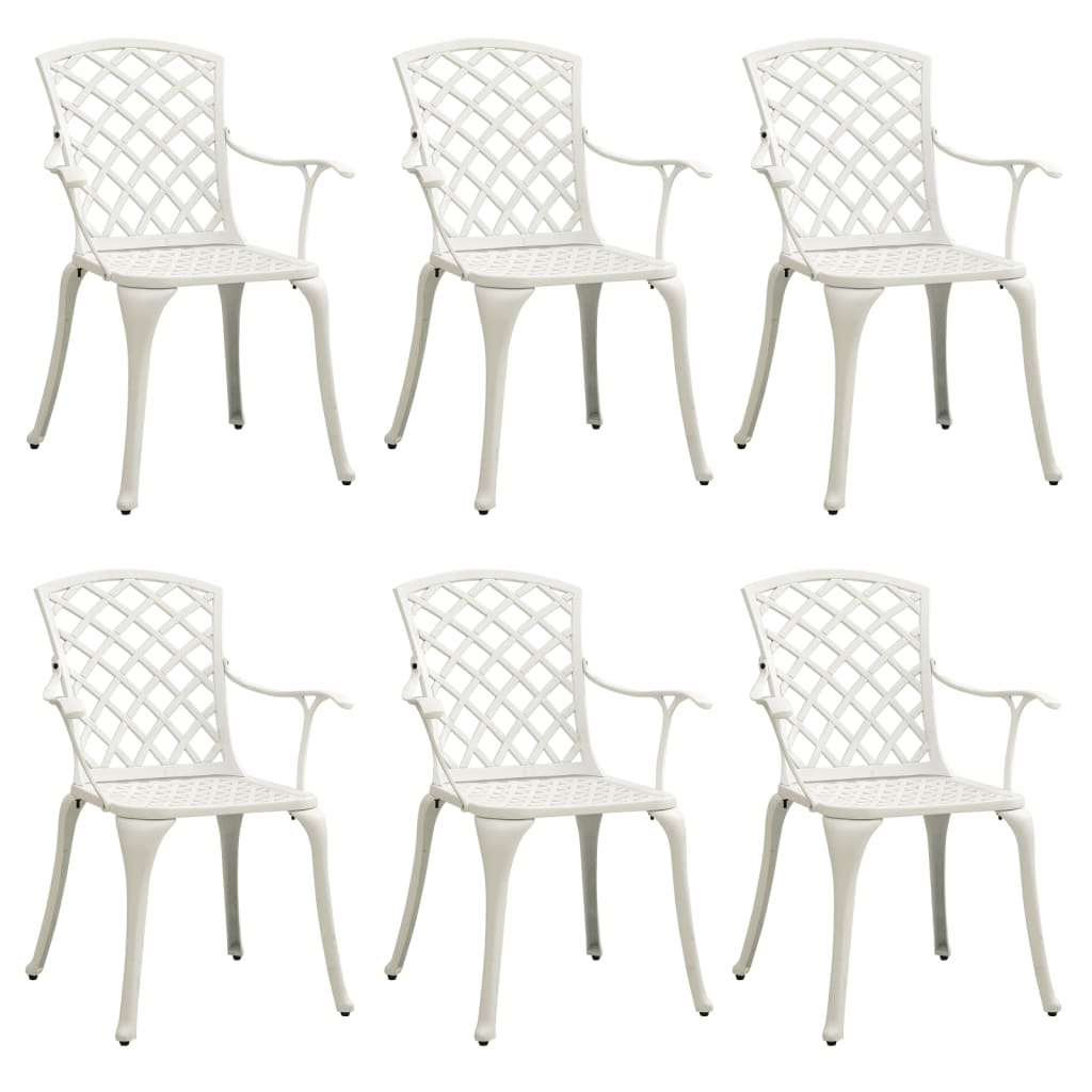 Garden Chair | White | Cast aluminium | Medium | Ergonomic | Garden Chair