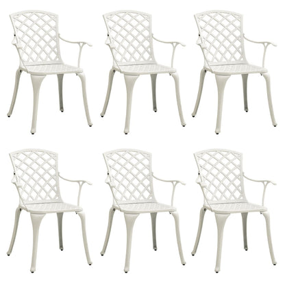 Garden Chair | White | Cast aluminium | Medium | Ergonomic | Garden Chair