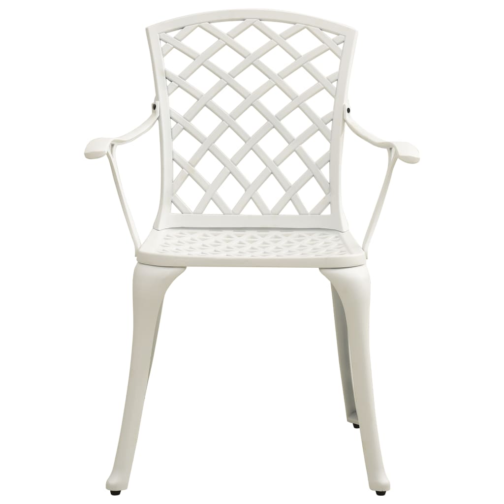 Garden Chair | White | Cast aluminium | Medium | Ergonomic | Garden Chair