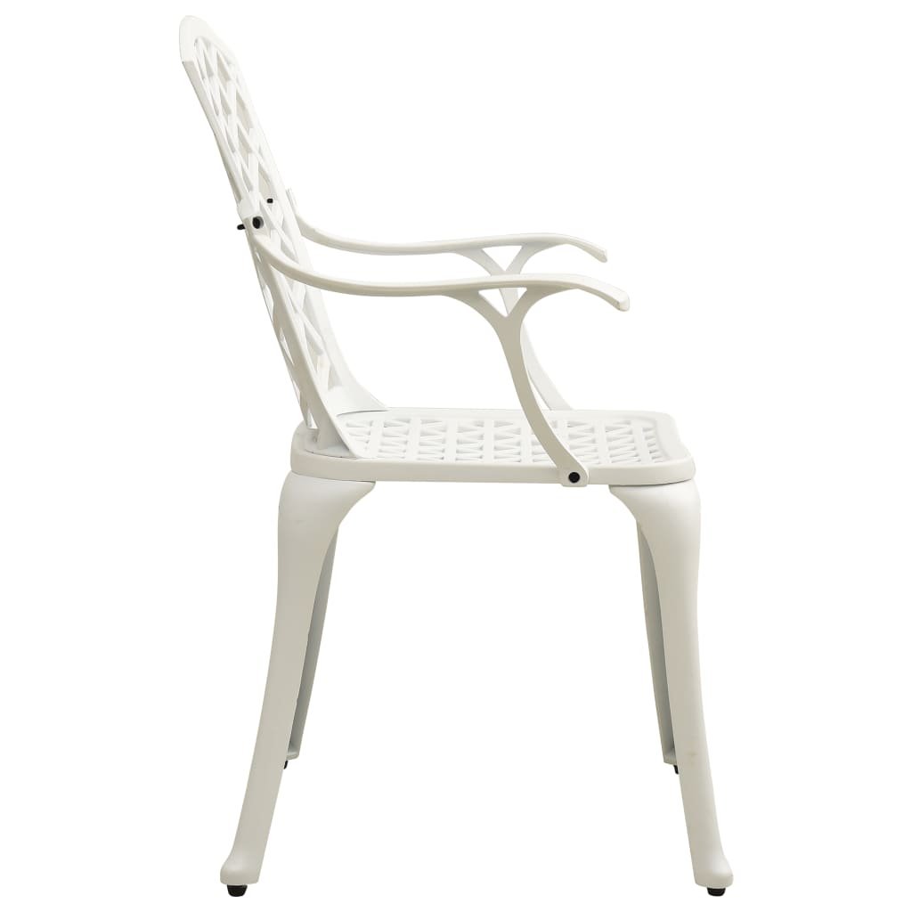 Garden Chair | White | Cast aluminium | Medium | Ergonomic | Garden Chair