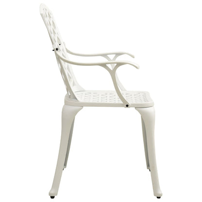 Garden Chair | White | Cast aluminium | Medium | Ergonomic | Garden Chair