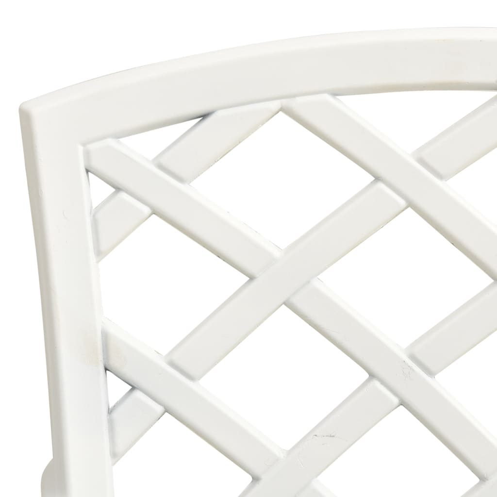 Garden Chair | White | Cast aluminium | Medium | Ergonomic | Garden Chair