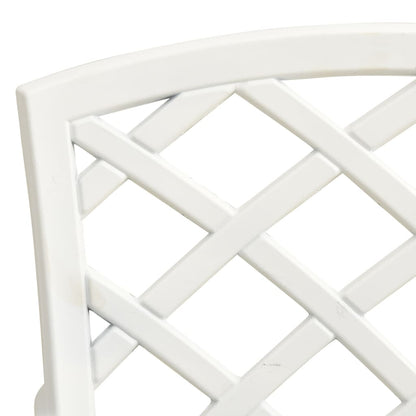 Garden Chair | White | Cast aluminium | Medium | Ergonomic | Garden Chair