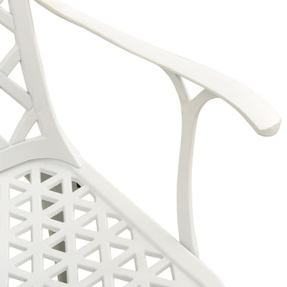 Garden Chair | White | Cast aluminium | Medium | Ergonomic | Garden Chair
