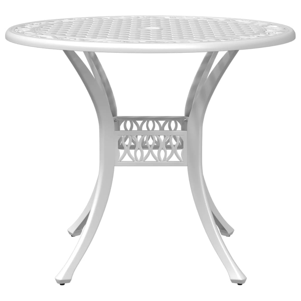 Bistro Set | White | Cast aluminium | Medium | Durable | Bistro Set