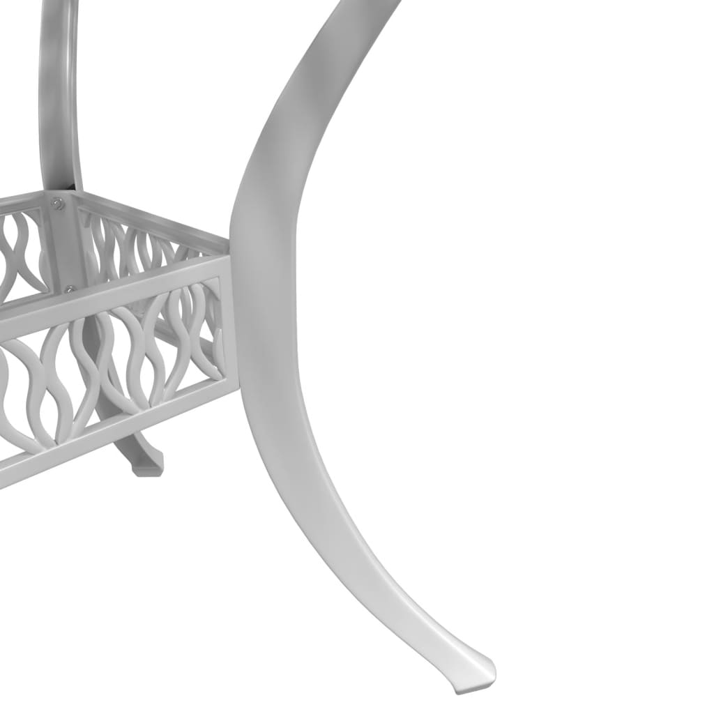 Bistro Set | White | Cast aluminium | Medium | Durable | Bistro Set