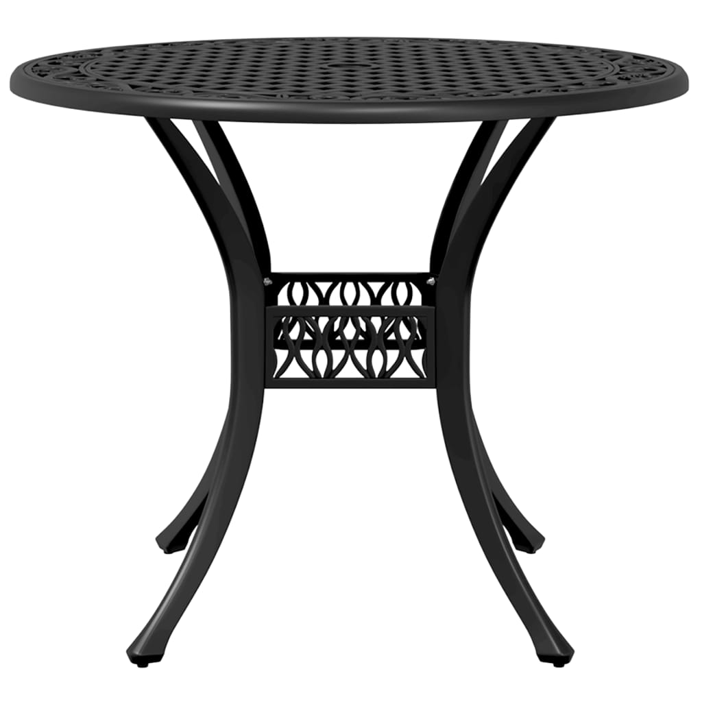 Garden Dining Set | Black | Cast aluminium | Medium | Durable