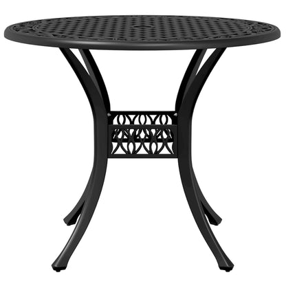 Garden Dining Set | Black | Cast aluminium | Medium | Durable