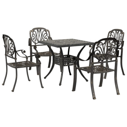 Garden Dining Set | Bronze | Cast Aluminium | Durable | Garden Dining Set