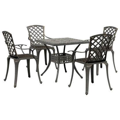 Garden Dining Set | Bronze | Cast Aluminium | Medium | Ergonomic