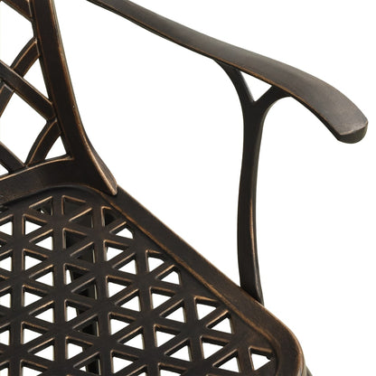 Garden Dining Set | Bronze | Cast Aluminium | Medium | Ergonomic