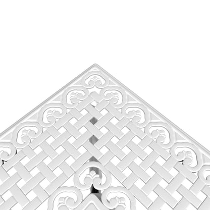 Garden Dining Set | White | Cast Aluminium | 5 Piece Set | Durable