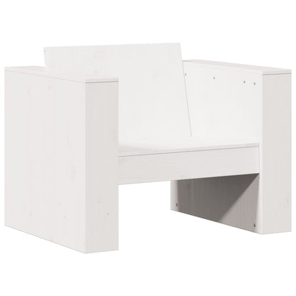 Garden Sofa | White | Solid Pine Wood | Medium | Durable | Garden Sofa