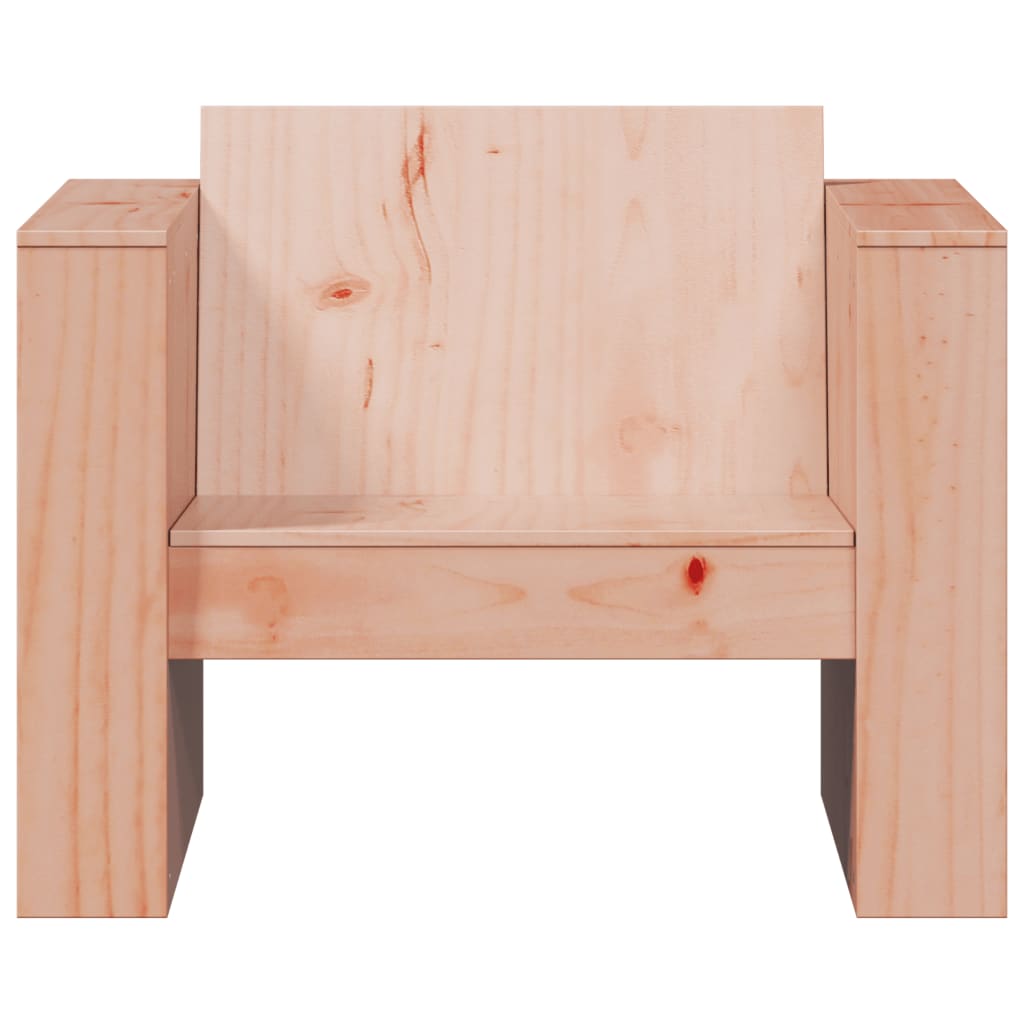Garden Sofa | Natural Wood | Solid Douglas Fir Wood | Single | Durable