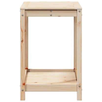 Potting Table with Shelf 82,5x50x75 cm Solid Wood Pine