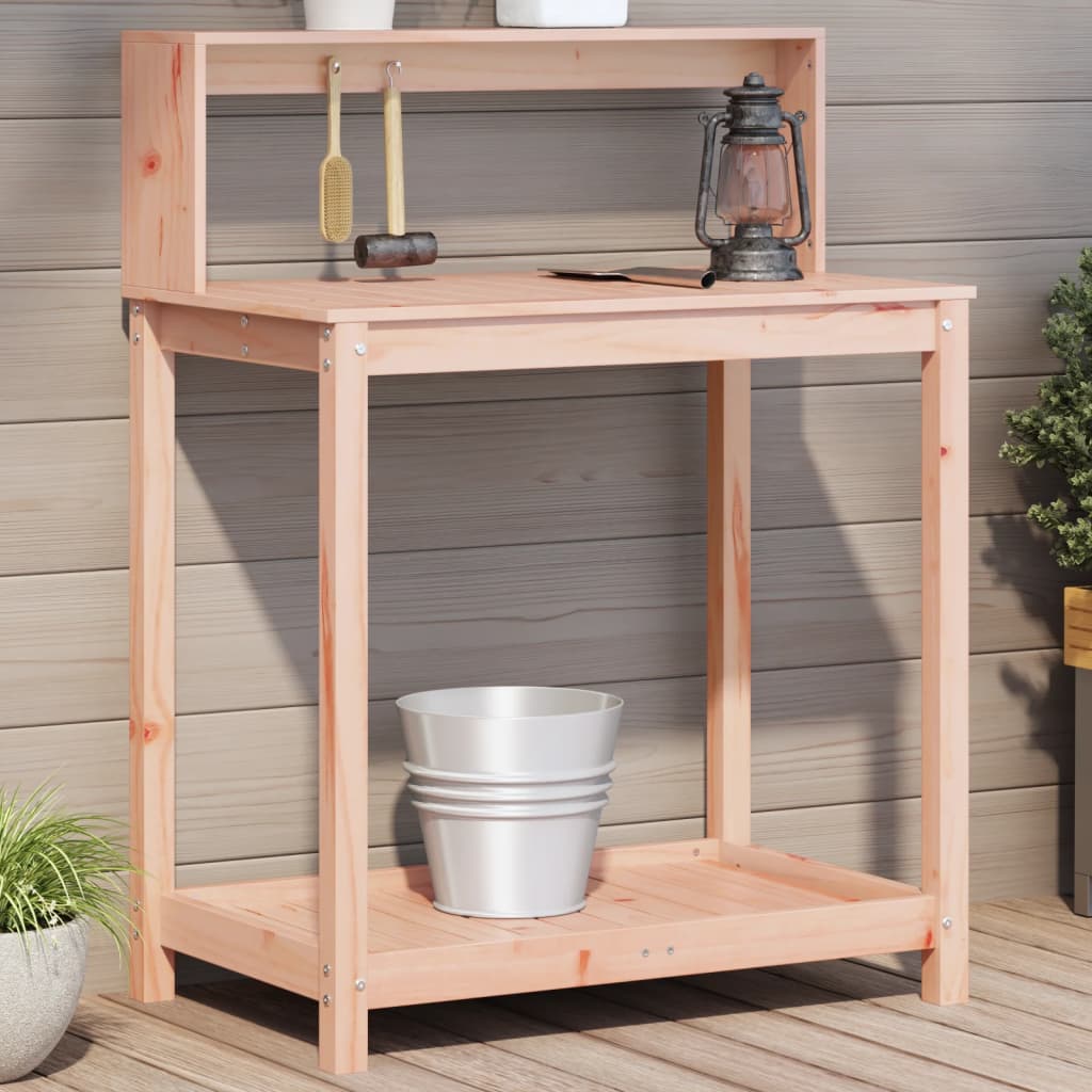 Potting Table with Shelves 82,5x50x109,5 cm Solid Wood Douglas